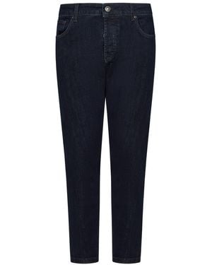 Michael Coal Straight-Leg Denim Jeans - Blue