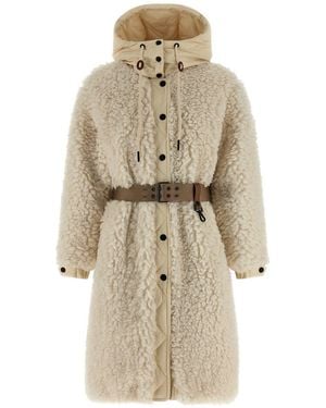Moncler 'blavet' Down Jacket - Natural