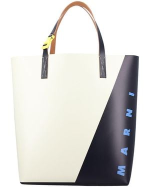 Marni Tribeca Mini Tote Handbag - Blue