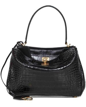 Balenciaga Rodeo Small Leather Handbag - Black