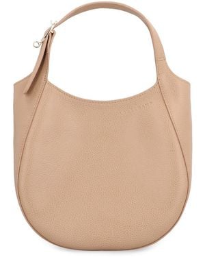 Longchamp Le Foulonné S Leather Bag - Brown