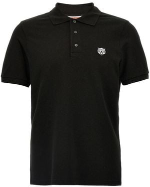 KENZO 'Gots Happy Tiger' Polo Shirt - Black