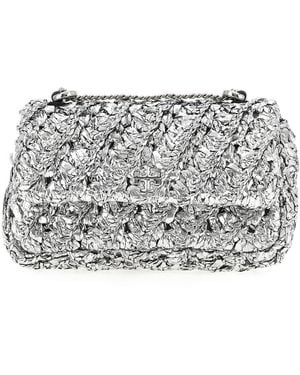 Tory Burch 'Kira' Mini Shoulder Bag - Grey