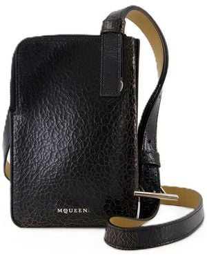 McQueen L Sling Crossbody in Black for Men | Lyst