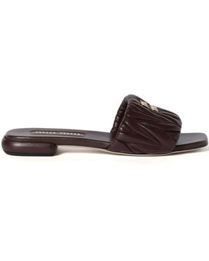 Miu Miu Sandals - Brown
