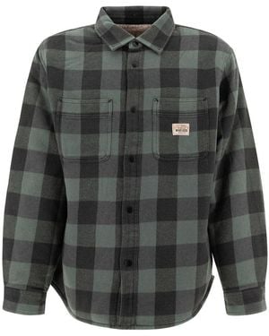 Stussy "Check" Overshirt - Grey