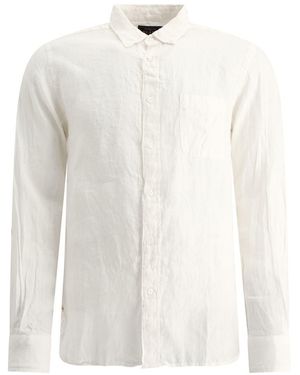 Beams Plus Oxford Linen Shirt - White