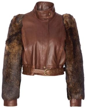 【関税&送料込】Chloe Military Style Jacket Chloé Leather jackets for Women | Online Sale up to 54% off