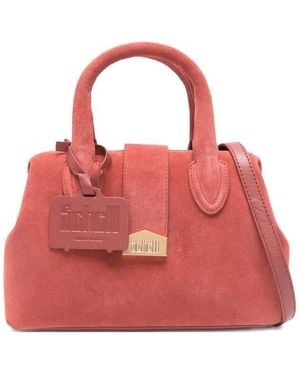Schell Tote Bags - Red