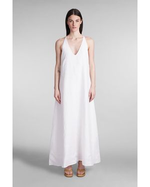 120% Lino Dress - White