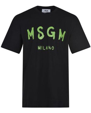MSGM T-Shirts And Polos - Black