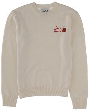 Mc2 Saint Barth "new Queen" Jersey With Embroidery - Gray