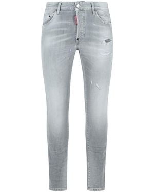 DSquared² 'skater' Gray Cotton Denim Jeans - Blue