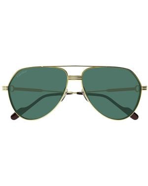 Cartier Ct0303S Première De Sunglasses - Green