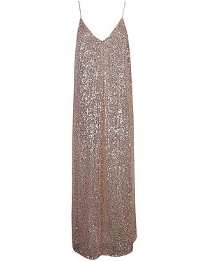 THE NINA STUDIO Afrodite Sequin Short Dress - Brown