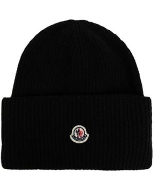 Moncler Hat Accessories - Black