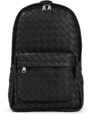 Bottega Veneta Intrecciato Backpack - Black