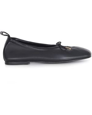 Alohas Flat Shoes - Black