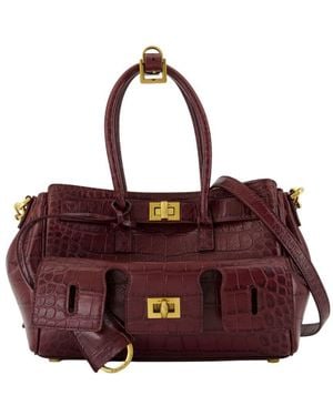 Balenciaga Bel Air Carry All Purse - Purple