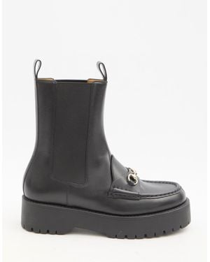 Gucci Horsebit Boots - Black