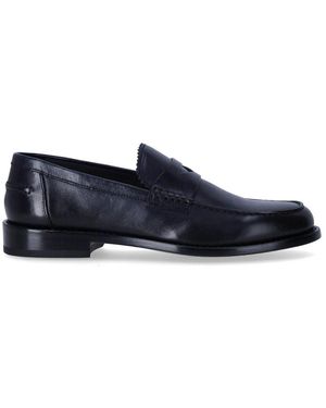 Doucal's Penny Dark Loafer - Blue