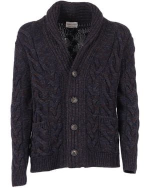Sette Fili Cashmere Cardigan - Blue