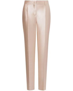 Alberta Ferretti Mikado Pants - Natural