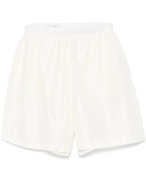 RANRA Stroller Silk Ripstop Shorts - White