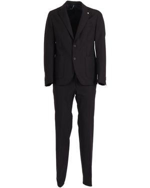 BRANDO-LUBIAM Single-Breasted Suit - Black