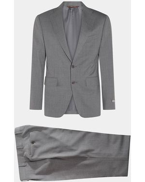 Canali Wool Suits - Grey