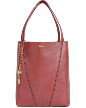 Chloé Spin Tote - Red