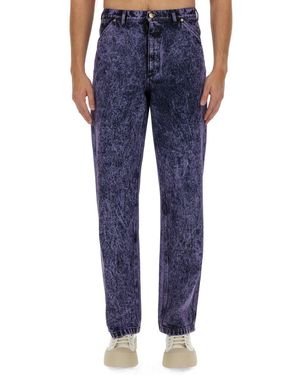 Marni Marbled Effect Jeans - Blue