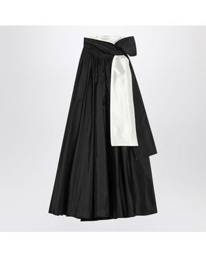 Max Mara Sleeveless Dress In Taffeta - Black