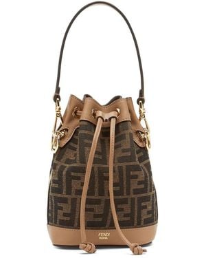 Fendi "Mon Tresor" Mini Bag - Brown