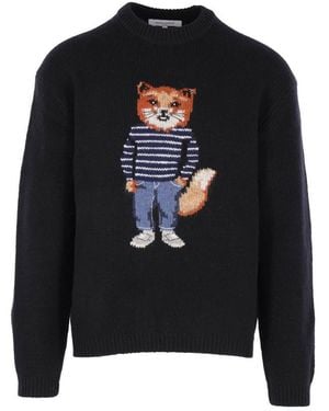 Maison Kitsuné Jumpers - Black