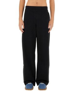 Marine Serre Oversized Sports Pants For - Black
