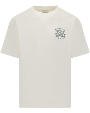 Drole de Monsieur T-Shirt Slogan - White
