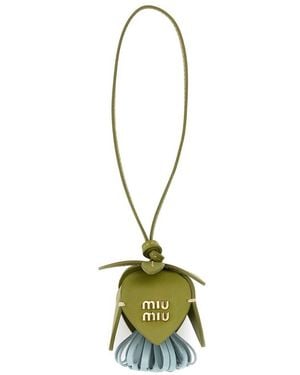 Miu Miu Key Tag - Metallic