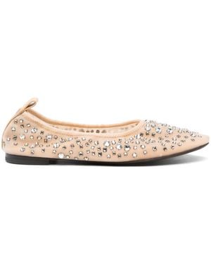 Tory Burch Crystal Ballet Shoes - Pink