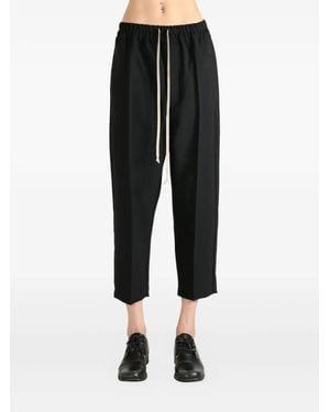 Rick Owens Drawstring Astaires Cropped - Black