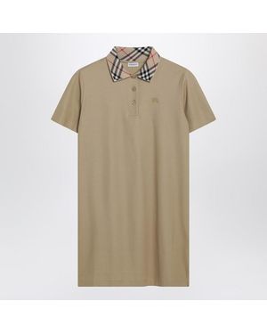 Burberry Polo Dress - Natural