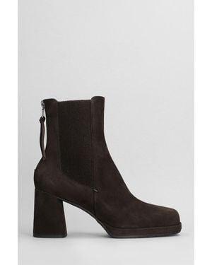 Mara Bini High Heels Ankle Boots - Brown