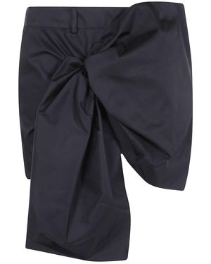 N°21 Mini Skirt With Bow - Blue