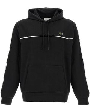 Lacoste ' Trim' Hoodie - Black