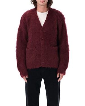 Obey Patron Cardigan - Red