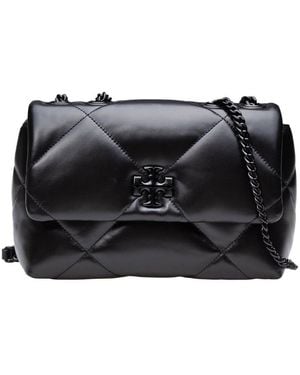 Tory Burch Quilted Leather Shoulder Bag - Black