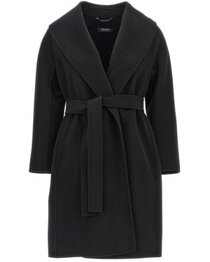 Max Mara 'Messi' Coat - Black