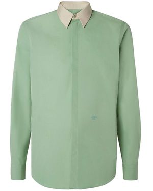 Fendi Poplin Shirt - Green