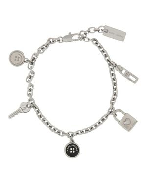 Marc Jacobs Bracciale "Button Charm" - Natural