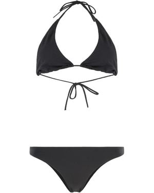 Lido Cinquantacinque Triangle Bra Bikini - Black